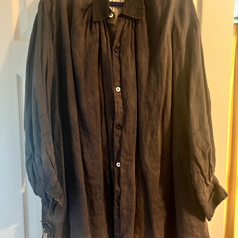 Magnolia Pearl Charcoal Button up Coat